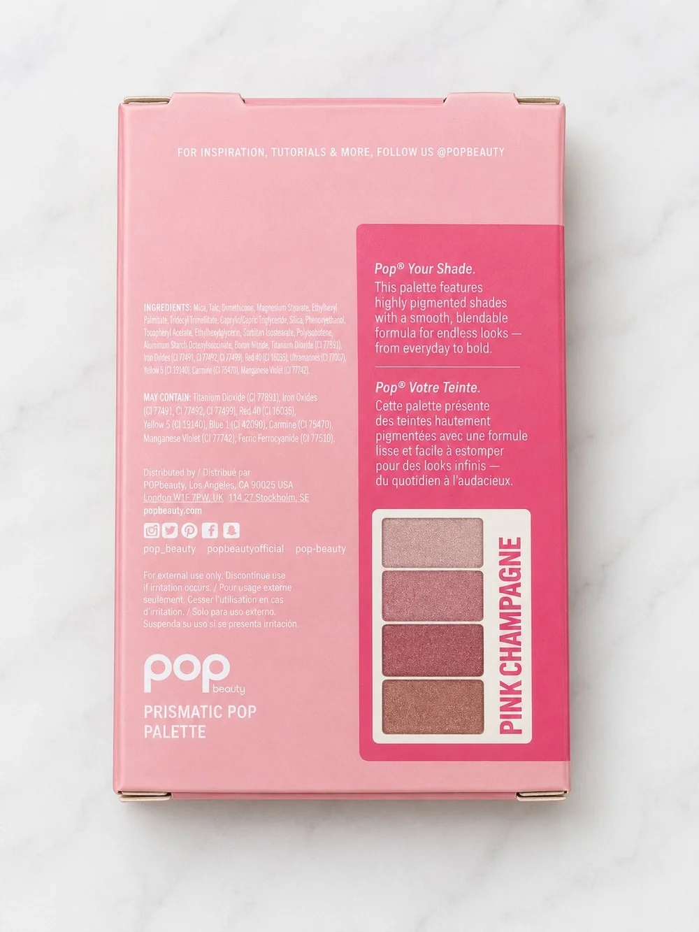 POP Beauty Makeup Gift Bundle Pretty Punk Pink Champagne Plump Pout NEW